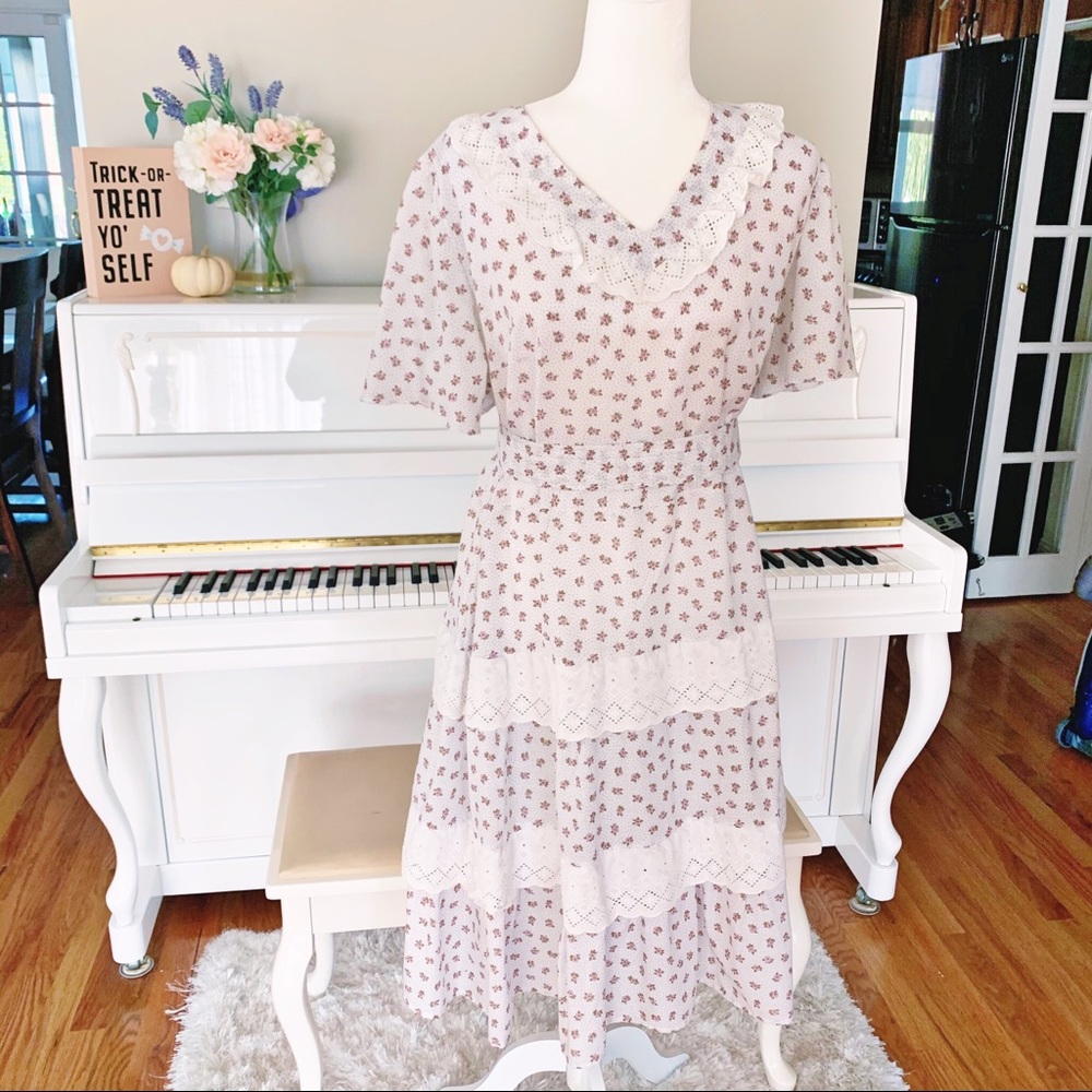 HANDMADE Cottagecore/Grannycore  dress